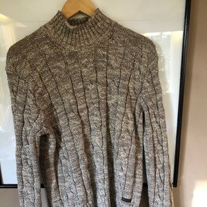 Chunky Cotton Cable Sweater